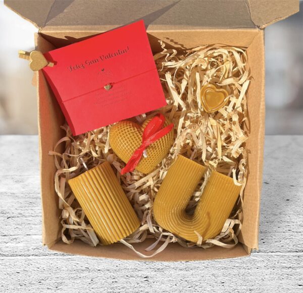 Beeswax Love Candle Gift Set