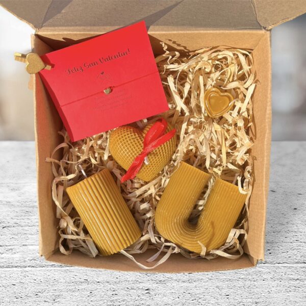 Beeswax Love Candle Gift Set