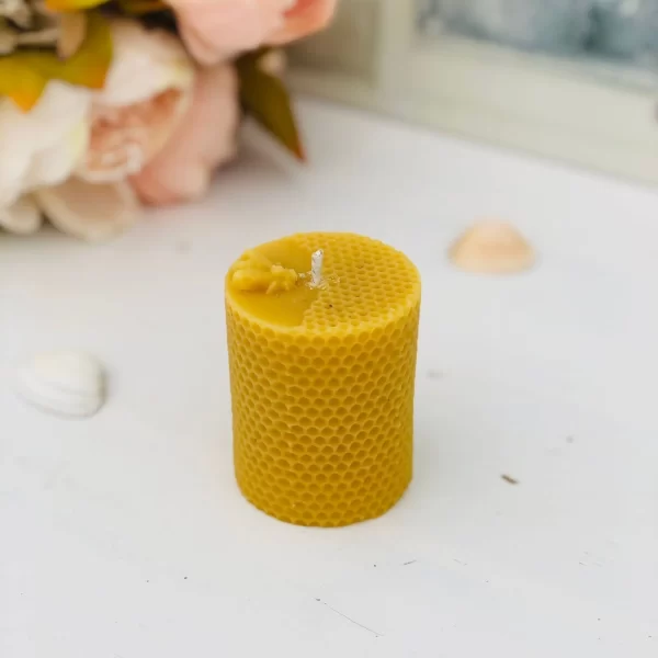 Honeycomb Pillar Candle