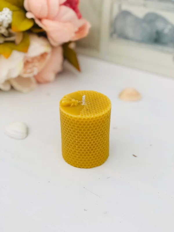 Honeycomb Pillar Candle